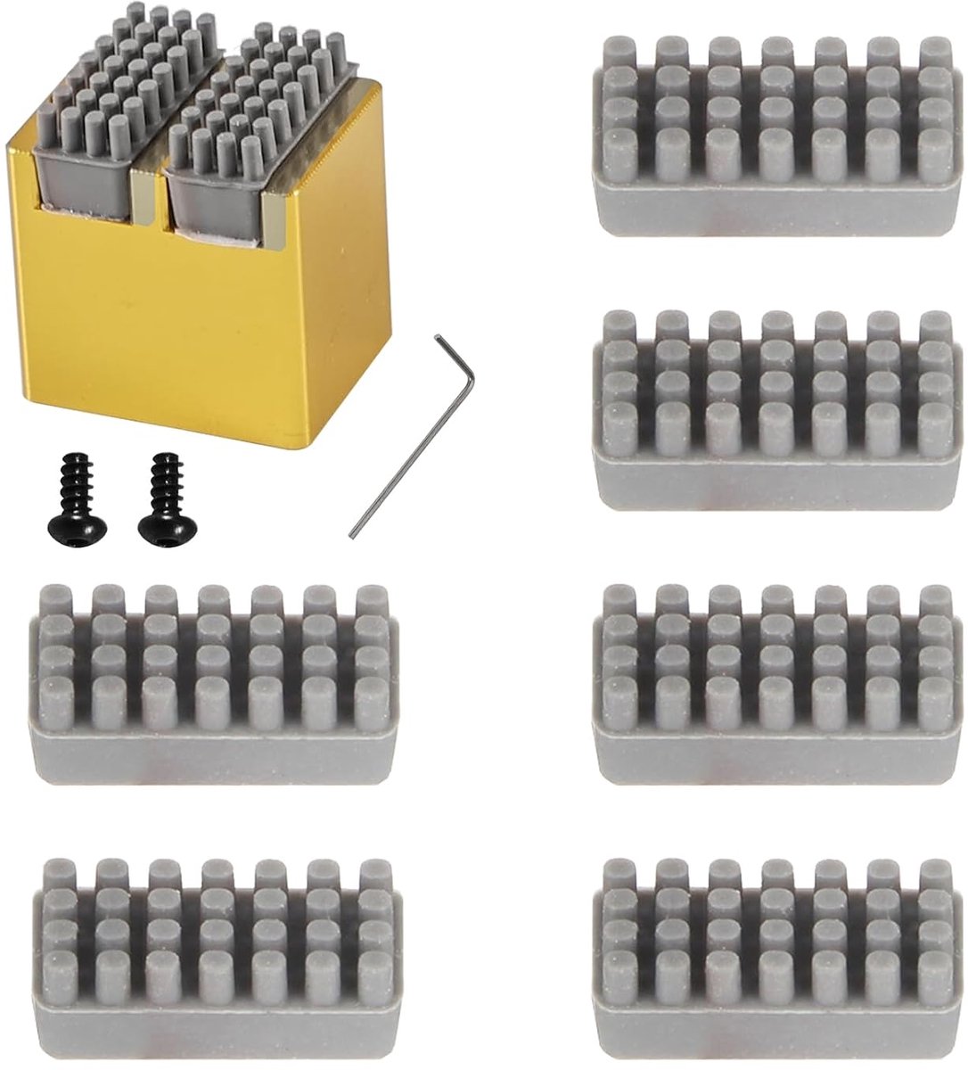 9 Pcs Cleaning Brushes with 4 Extra Silicone Brushes, Cleaning Brushes for Bambu Lab P1P/P1S/X1/X1E 3D Printer - ShopVlot