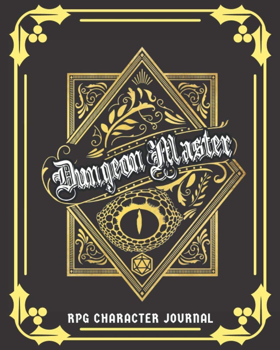 Dungeon Master RPG Character Journal: DnD DM Notebook With 50 Character Sheets and 100 Mixed Pages (Lined, Graph, Hex - ShopVlot