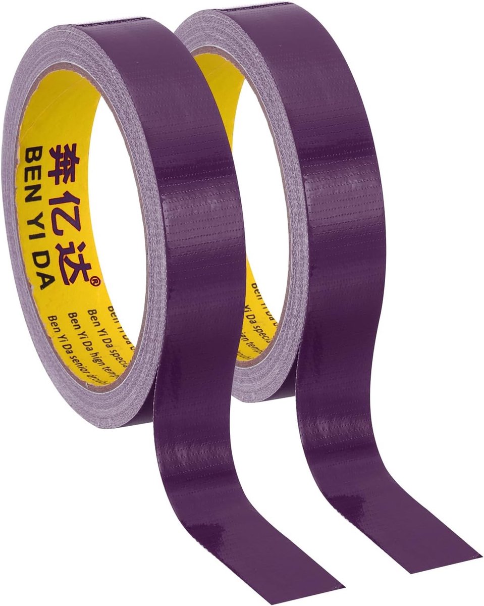 2 Rollen 20mm x 10m Tissue Tape - Waterdicht Reparatietape, Zelfklevend voor Boeken en Binding, Perfect voor Klussen en Creatieve Projecten