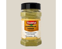 Tuana Kruiden - Laurierblad Gemalen - Strooibus 100 Gram - Tuanashop - MP-L-0005