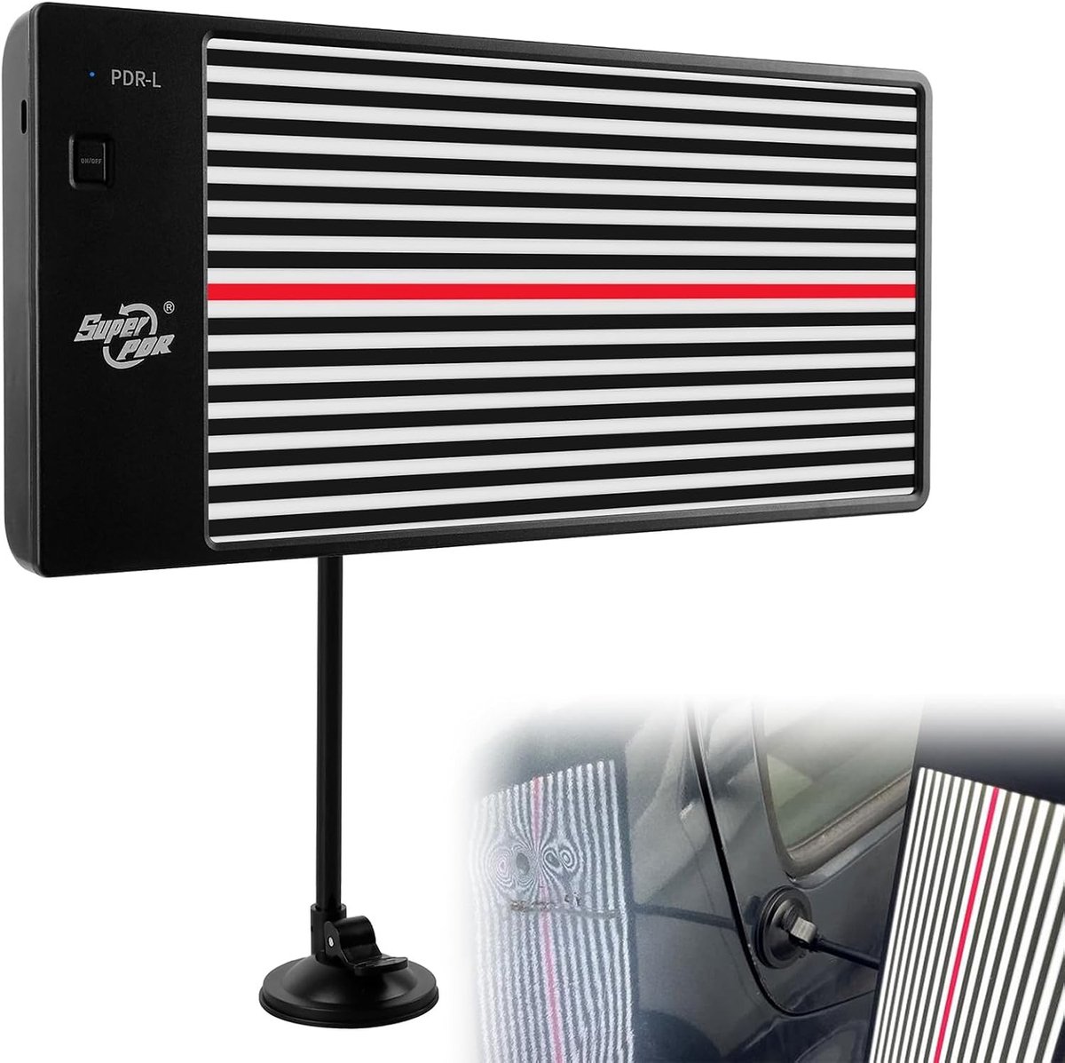 Verstelbare LED verlichting voor schadeherstel zonder lak, ideaal voor autoschade en garagewerkzaamheden