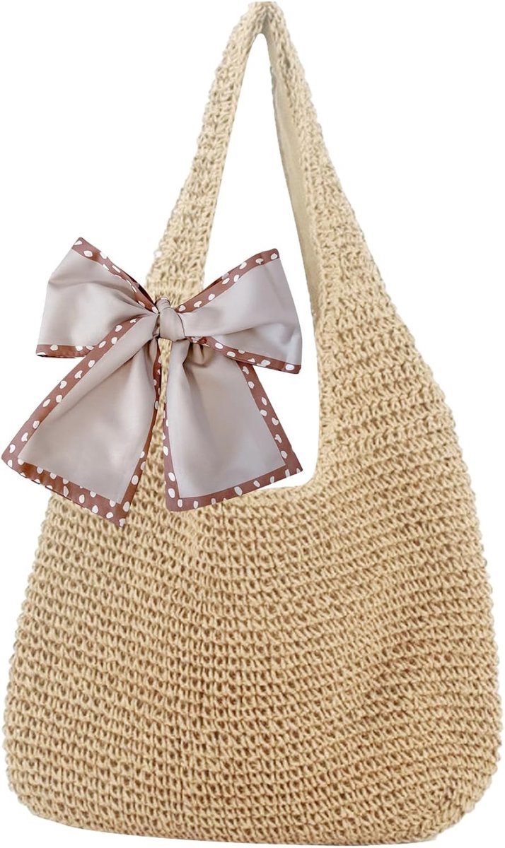 Strandtassen met ritssluiting - Strotassen voor dames - Schoudertas met print - Ideaal voor vakantie - ShopVlot