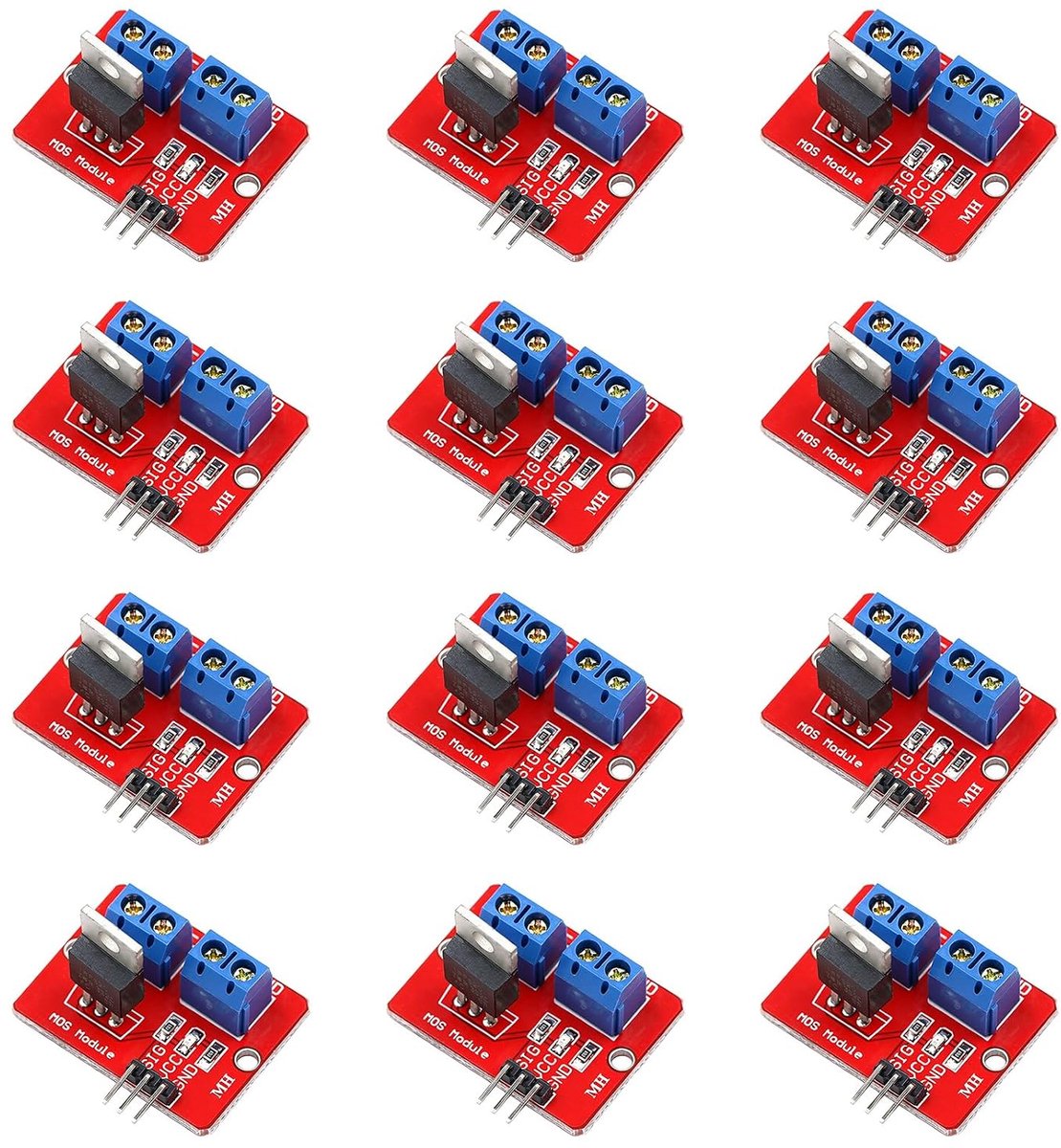 Image of 12PCS Driver Module, Field Effect Buis Single Chip Reader Module Uitvoer Driver Printplaat Module Voor - ShopVlot