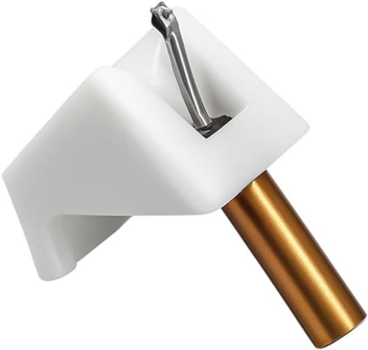 Vervangingsstylus - Platenspelernaald - Voor muziek afspelen - Nauwkeurige compatibiliteit - 15x13x11 mm - Wit