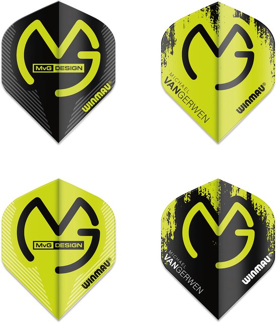 WINMAU - Michael Van Gerwen MVG Mega Standard Dart Vlucht Collection van Winmau — afbeelding 4