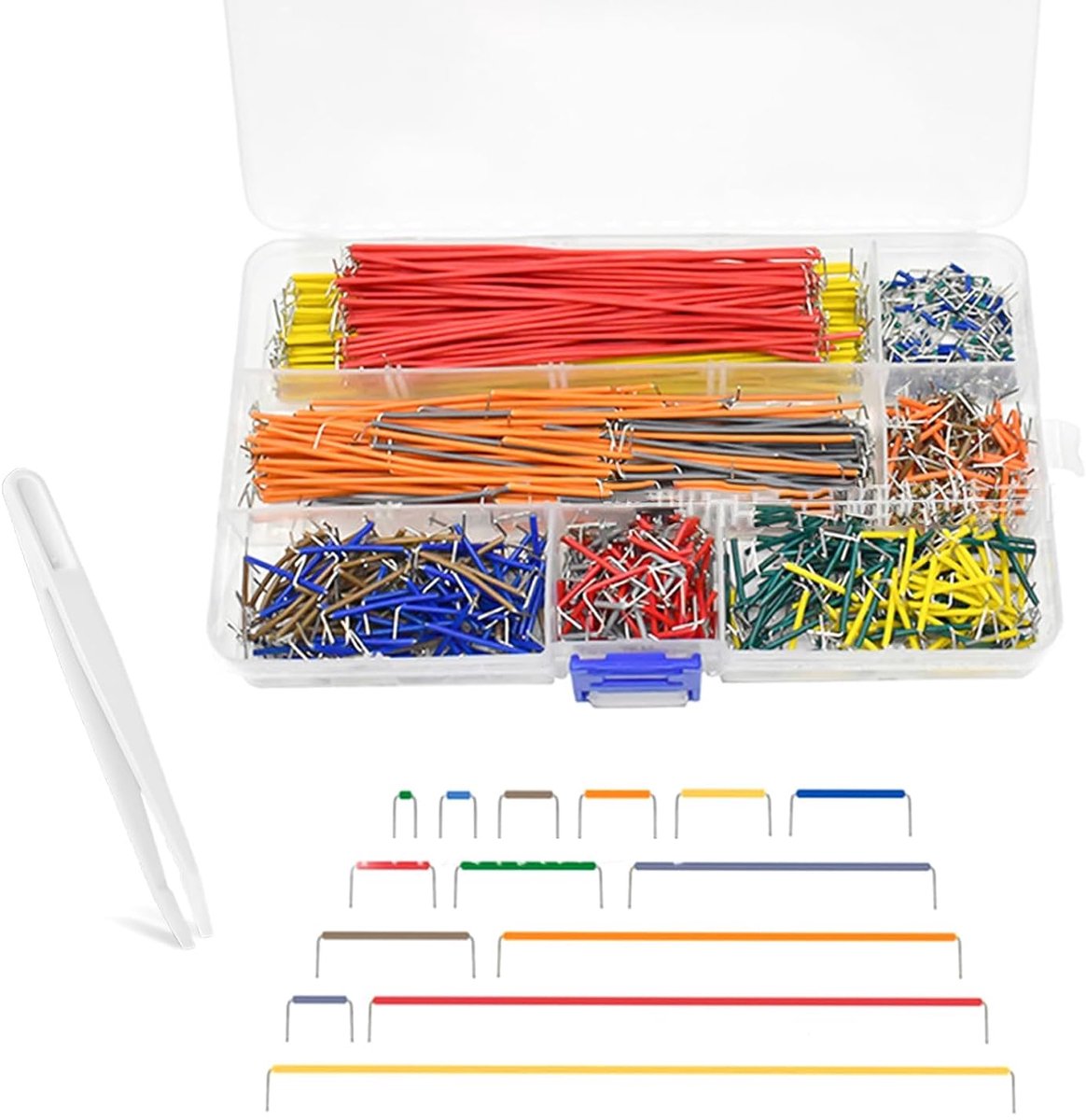 840pcs Breadboard cable, U-shaped jumper cables, no solder required Breadboard crossbridges, 14 sizes Breadboard - ShopVlot