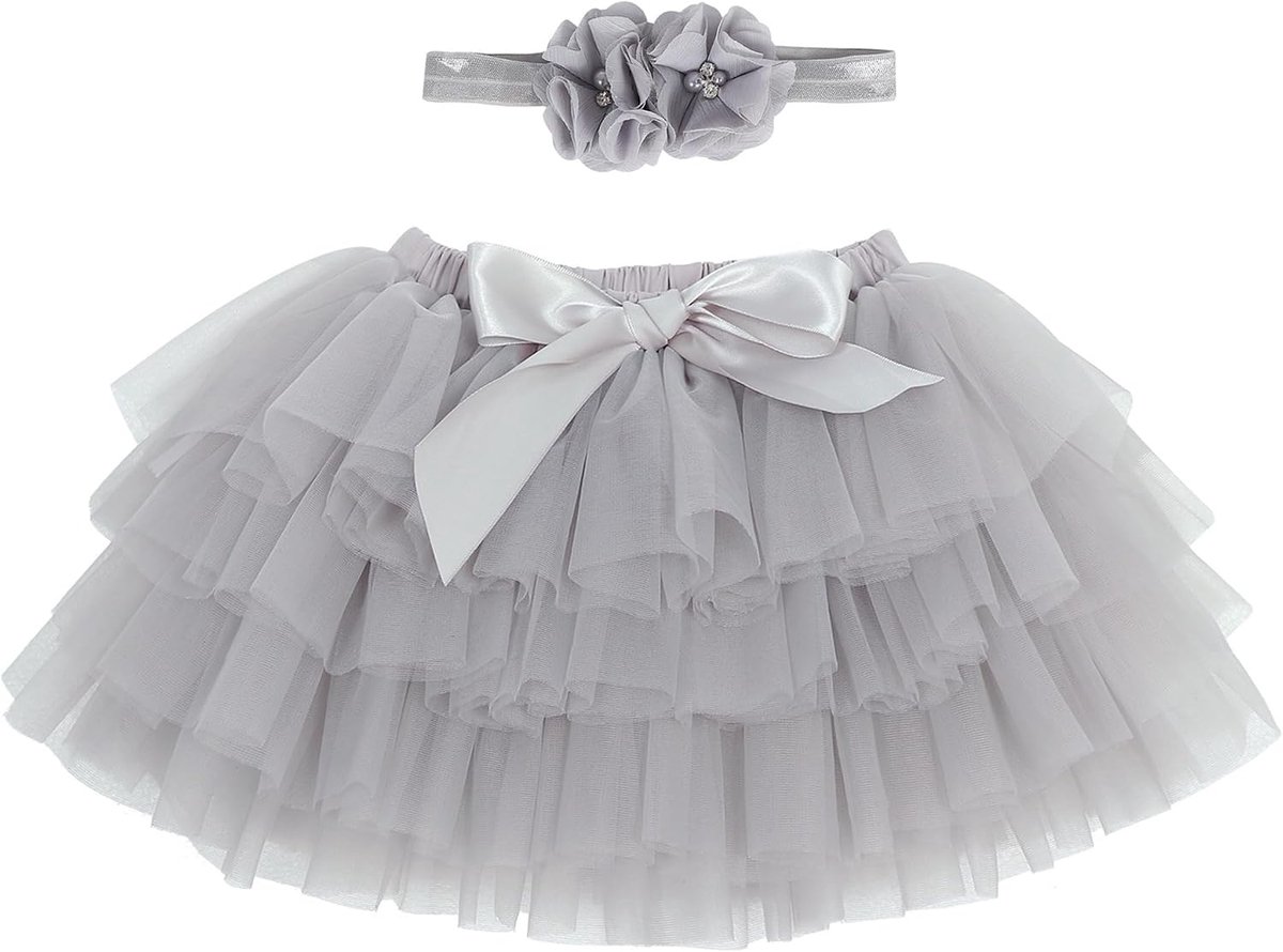 Baby Toddlers Girls Tutu Skirt Princess Skirt Mini Layered Super Soft Tulle Skirt Elastic Waist Ballet Dance Skirt - ShopVlot