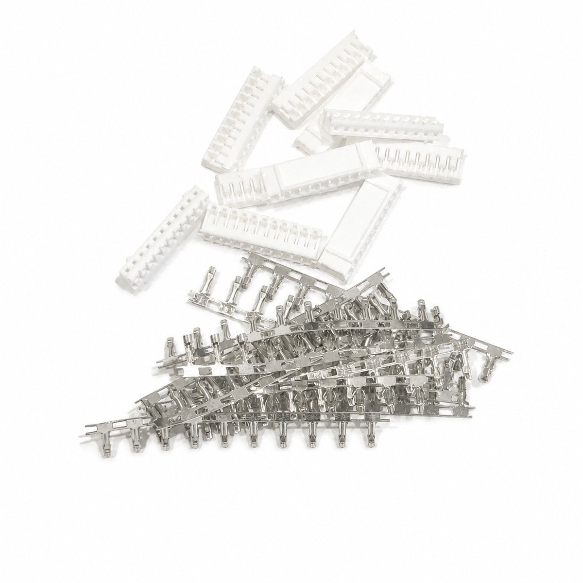 PH2.0 11-polige Female Connector Set 10 stuks met 110 Krimpcontacten