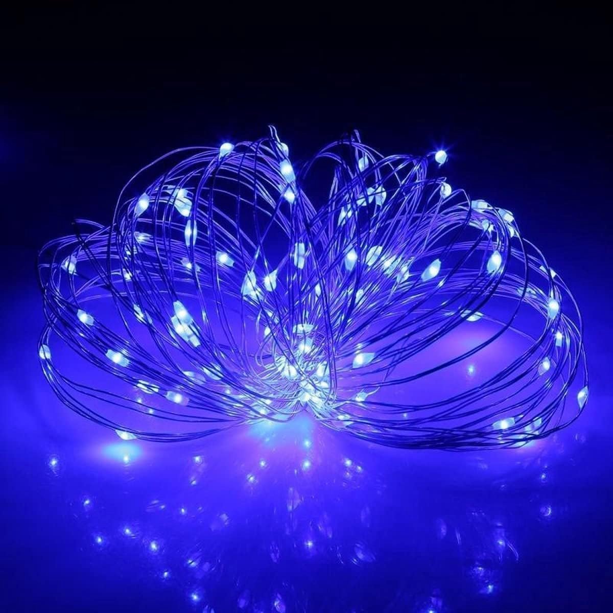 String Christmas Lights - 50 Meter - Blue - For Outdoor - ShopVlot