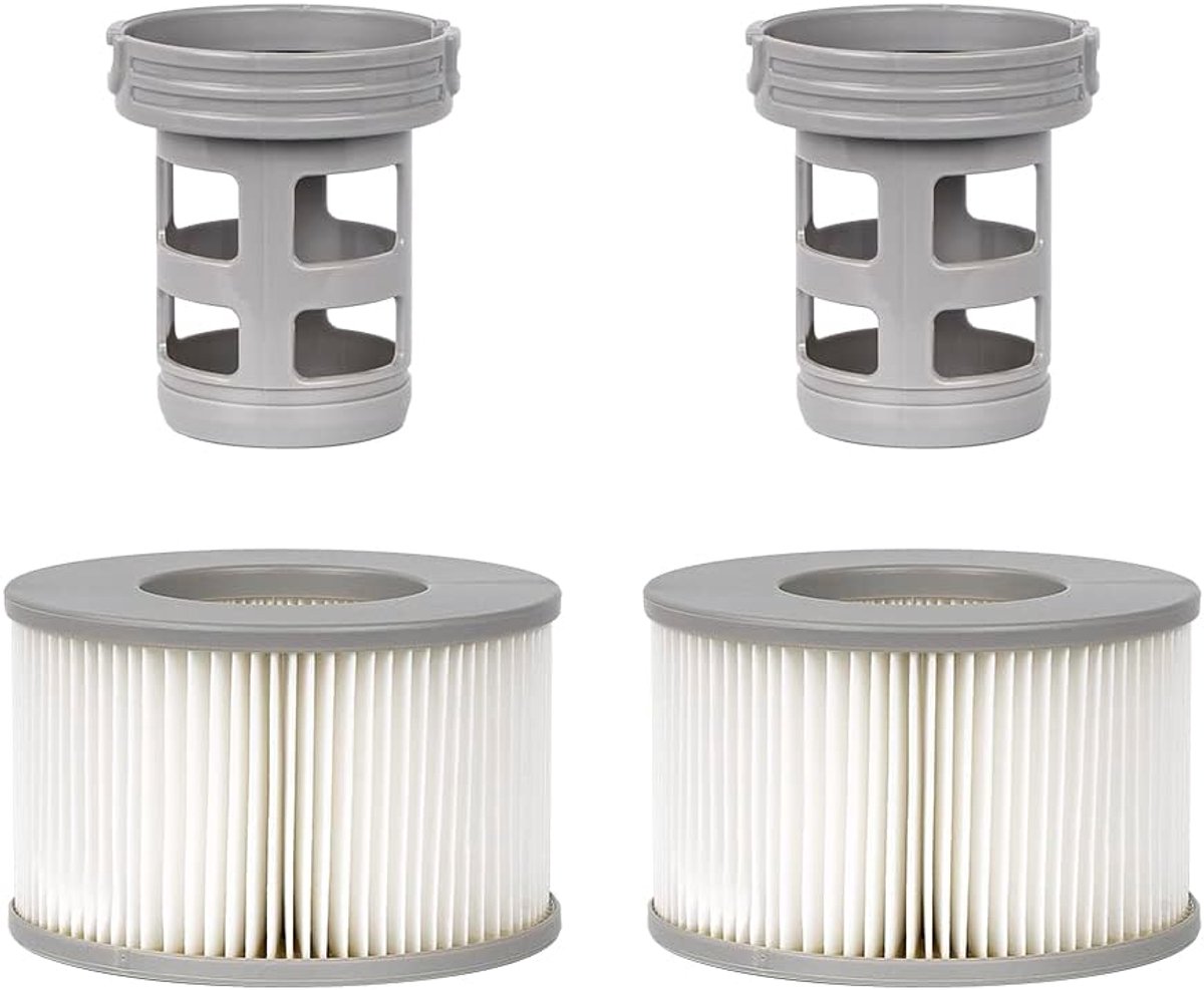 WuYan 2 Set of Hot Tub Spa Accessories for Mspa, Including 2pcs Replacement Screw-in Base Adapter, 2pcs Inflatable Hot - ShopVlot