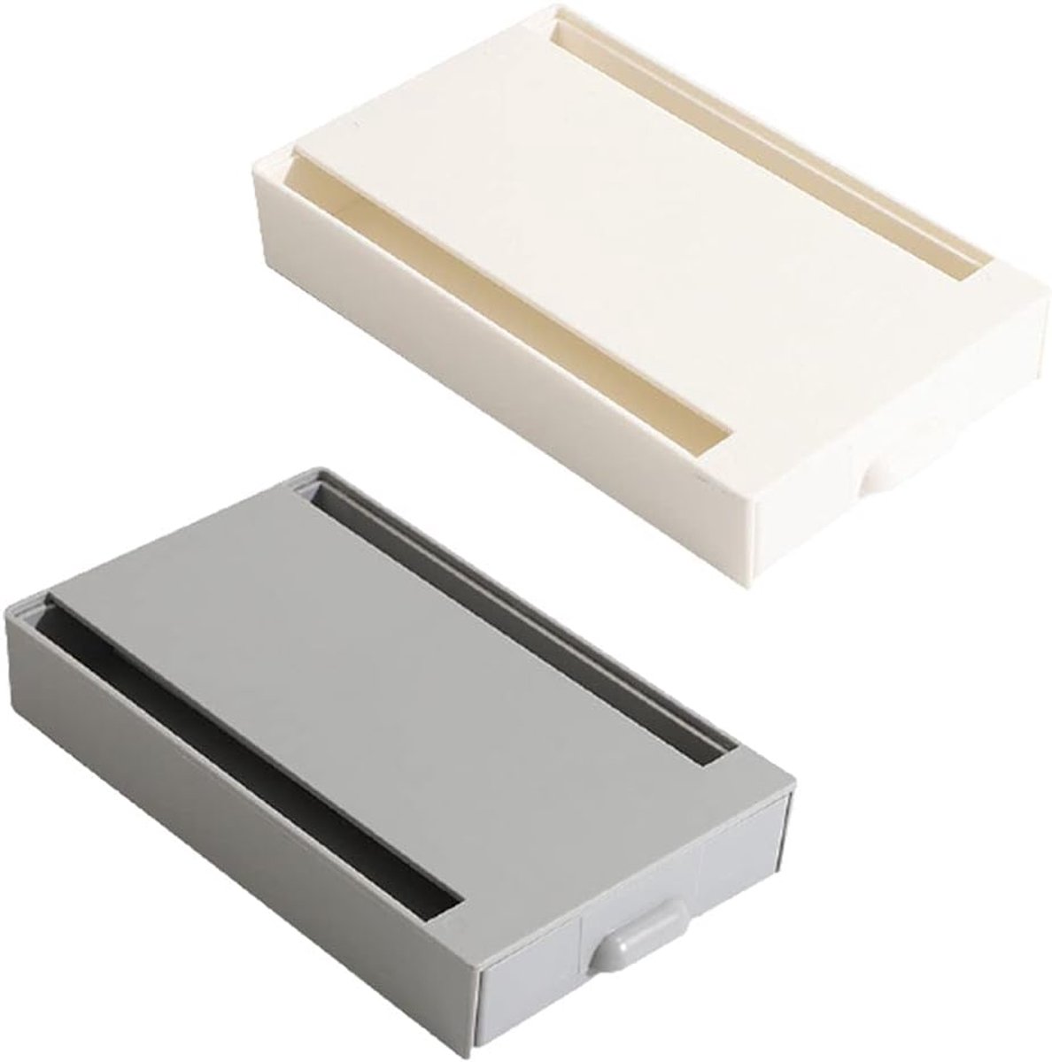 2 stuks verborgen bureau-organizer, lade onder het bureau, laden onder de tafel, lade-organizer onder het bureau, voor schrijfwaren, kleine voorwerpen