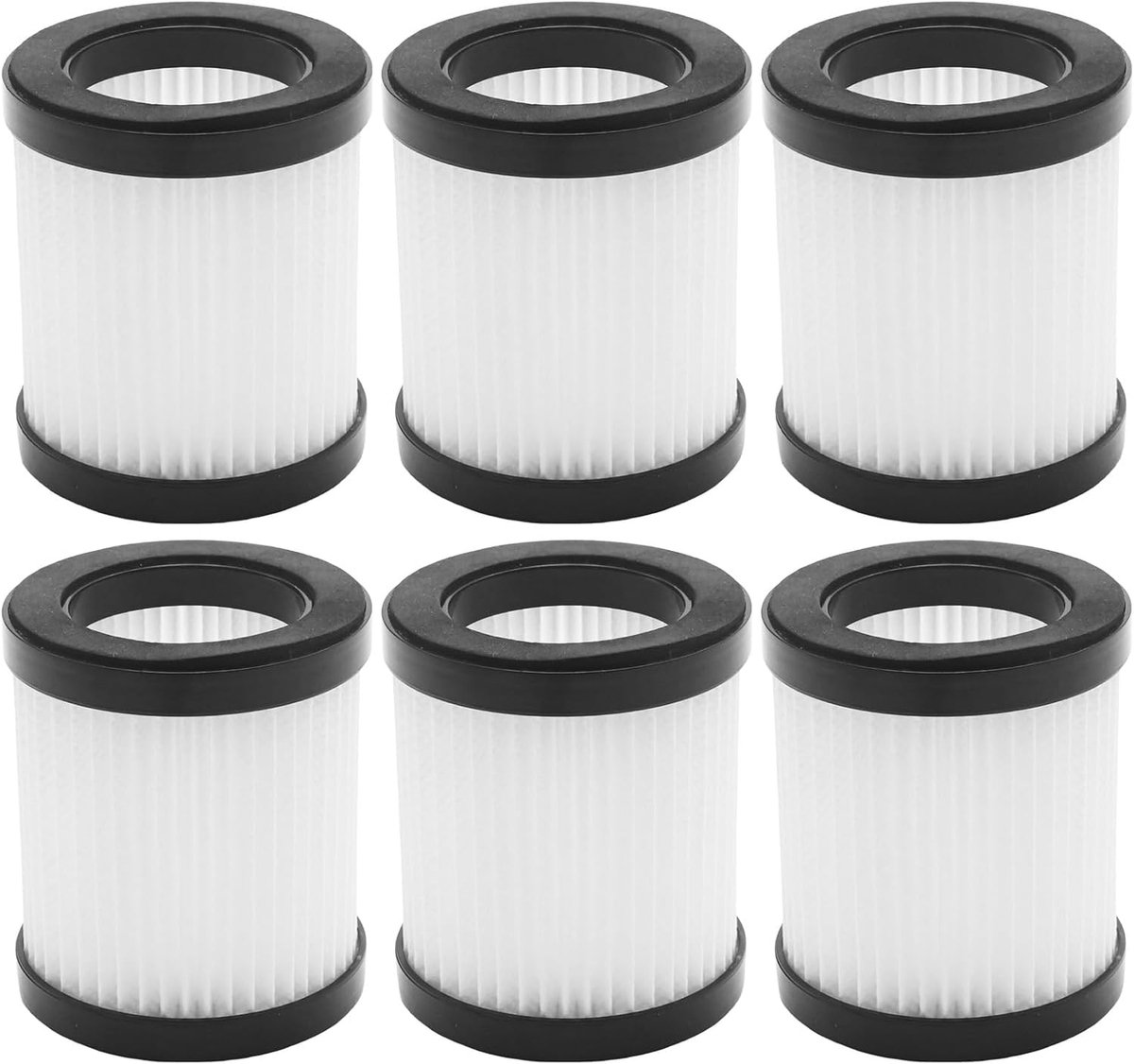 6 stuks vervangende stofzuigerfilters, vervanging voor Beldray BEL0776/BEL0813/BEL01171, vervanging voor MOOSOO XL-618A - ShopVlot