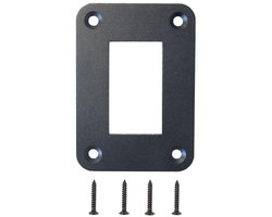 Toggle switch paneel - zwart geanodiseerd aluminium - waterdicht - ideaal voor auto, boot en truck - Homevero