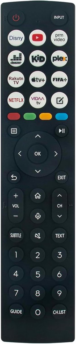 ALLIMITY ERF2J36H Voice Remote Control Replacement Compatible with Hisense QLED Smart TV 55A79KQ 75A79KQ 43A6BG 50A6BG - ShopVlot