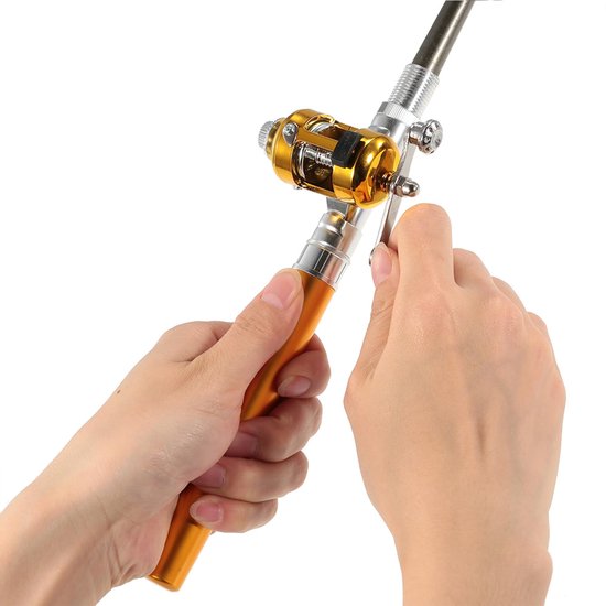 Dailygoods - Dailygoody - Telescopische Pen Hengel Set met Mini Spinning Reel - Draagbaar en Lichtgewicht van Dailygoods — afbeelding 5