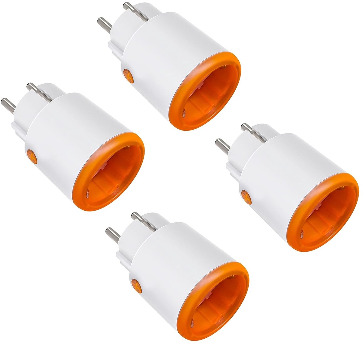 SnelShoppen - ZigBee Smart Socket 16A, 3680W Slimme Stekker met Verbruiksmeter, Spraakbesturing, Timer, Overspanningsbeveiliging, App Besturing, Compa