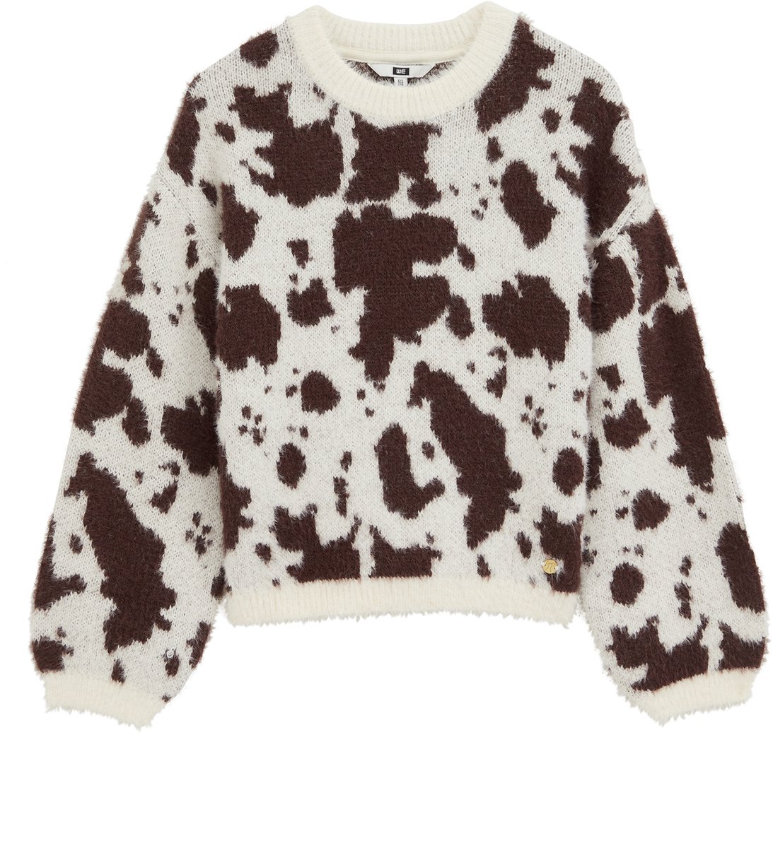 WE Fashion Meisjes trui met print en structuur