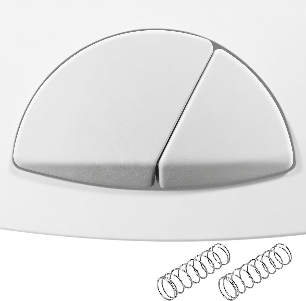 Spoelknop voor Friatec Friabloc F100 - WC-spoelknop reparatieset voor F200 met veren, vervanging nr. 333401, voor 301000 331001 331021 332000, spoelbak reserveonderdeel