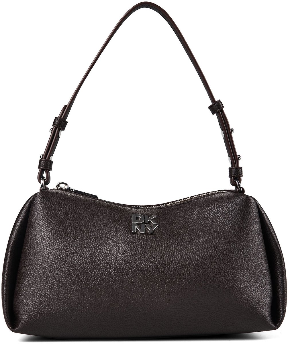 DKNY schoudertas handtas Remy TZ Shoulder Bag Coffee Bean donkerbruin