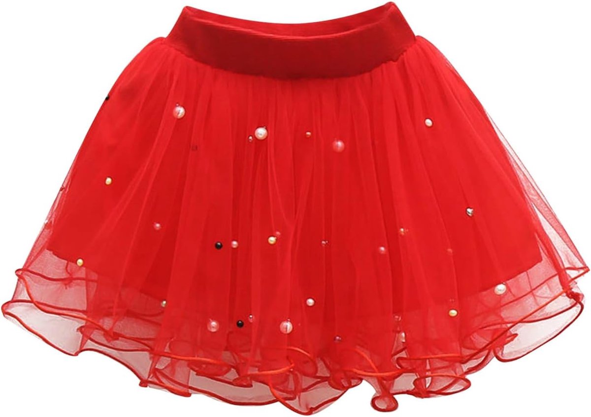 Prinsessenjurk voor meisjes, ceremonie, avond, pof, kant, ronde hals, doop, verjaardag, receptie, kinderen, A64