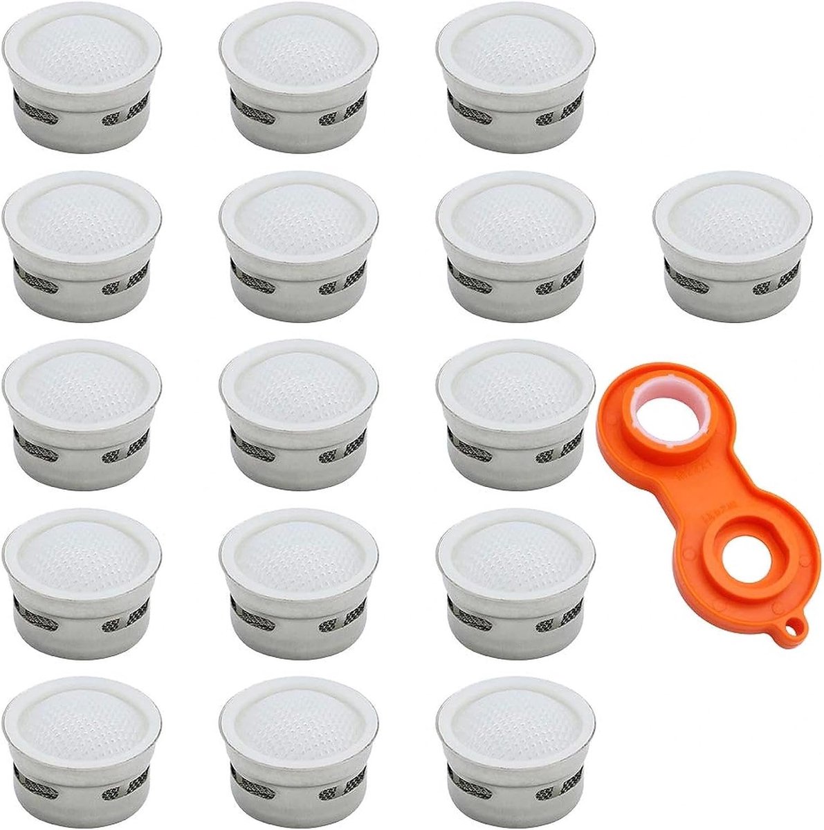 16PCS Faucets Aerator Insert Stainless Steel Tap Aerators Regulator Spout Aerator Core Faucet Replacement Part Water - ShopVlot