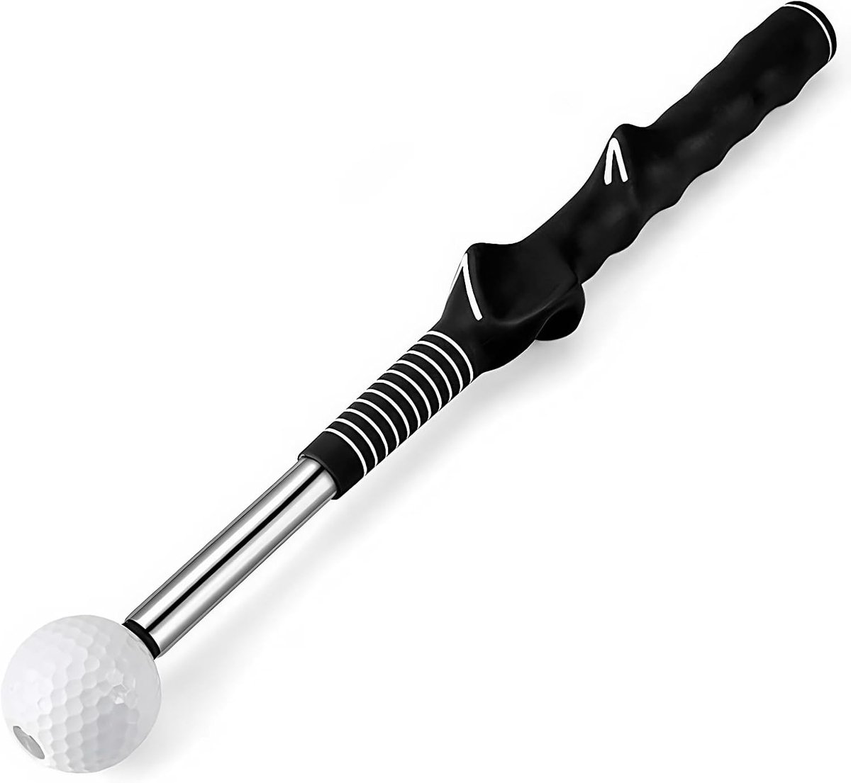 Swing Trainer Verstelbare Golf Training Hulp met Impact Sound 38,5-66cm/15-26 Intrekbaar Ontwerp voor Grip Power Practice TP14