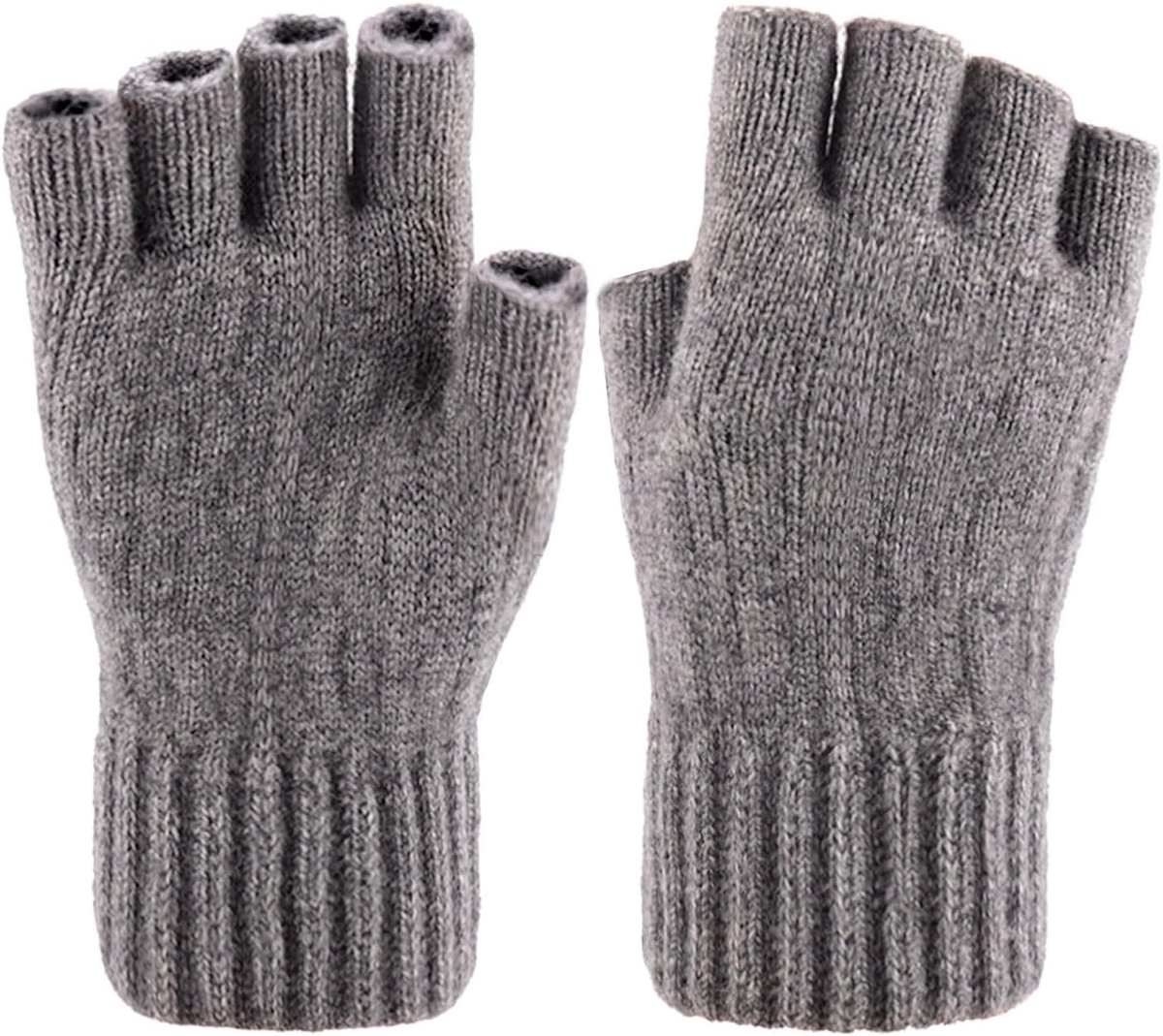 Handschoenen, thermisch gebreid, zacht, wollig, touchscreen, winterhandschoenen voor skiën, fietsen, voor heren en dames