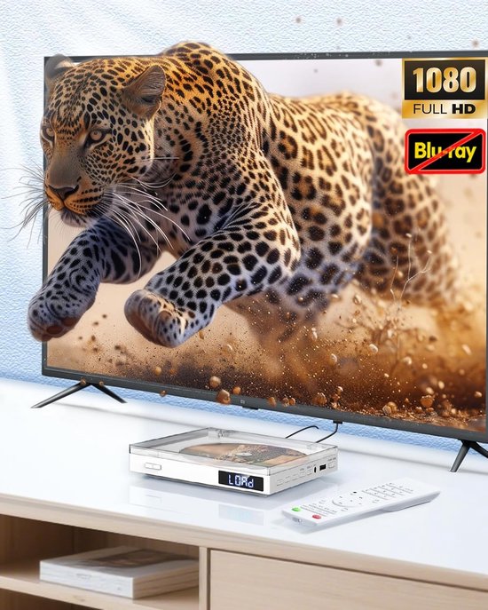 DVD-Speler voor HDMI 1080p TV, DVD-Speler met Meerdere Regio's — afbeelding 2