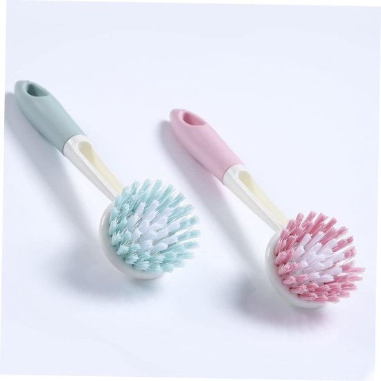3 Sets Zware Afwasborstels Multifunctionele Borstels Voor Pannen En Gootstenen Eenvoudig Te Gebruiken 2 Stuks*3 — afbeelding 5