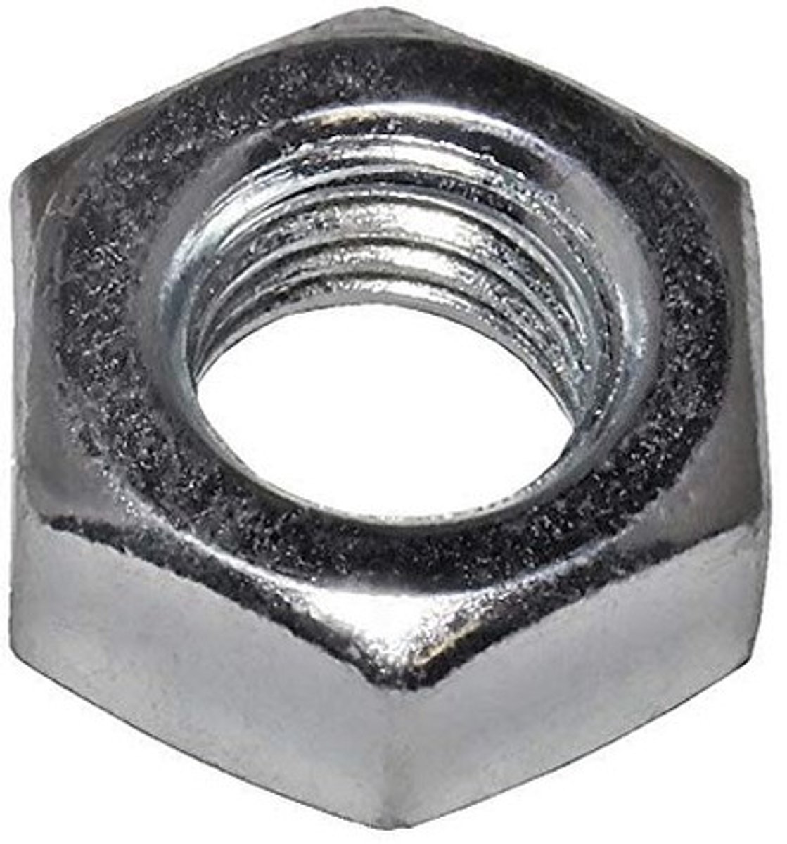 Hexagon Moeren M6 Gegalvaniseerd Staal - Verpakking van 100