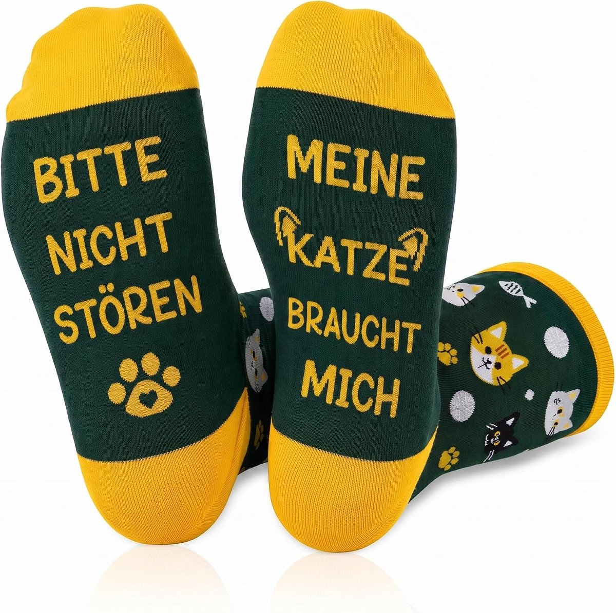 Kerstcadeaus voor vrouwen en mannen, kattensokken met kattenmotief