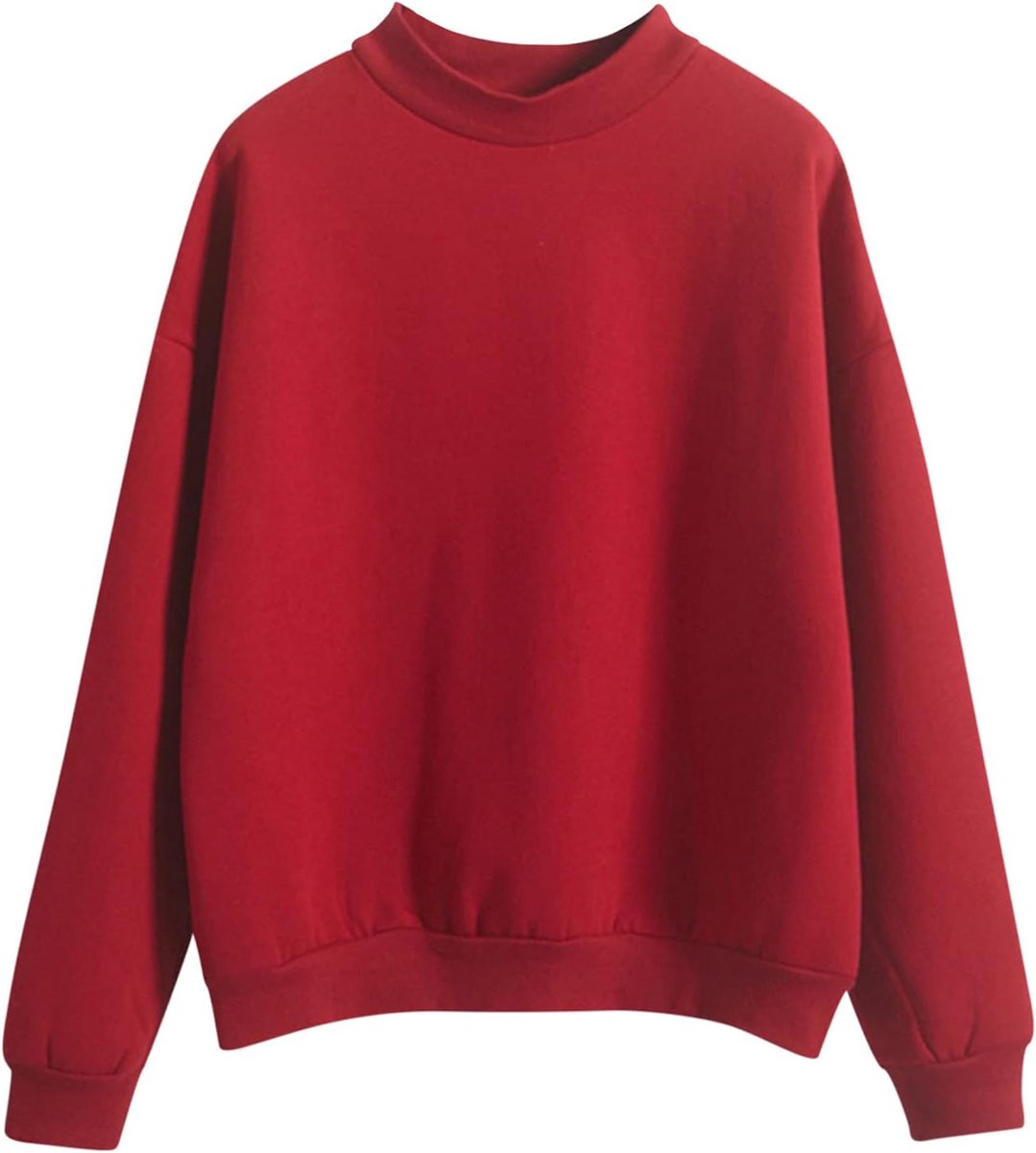 A146 Damestrui met capuchon, katoen, losse pasvorm, comfortabel, trekkoord, kangoeroezak, modieus, winter, comfortabel, basic trui