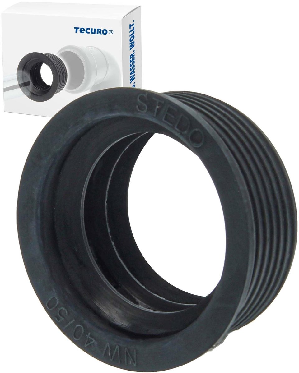 Rubber Siphon Cuff voor Afvoerbuis Ø 50 mm - Eenvoudige Installatie