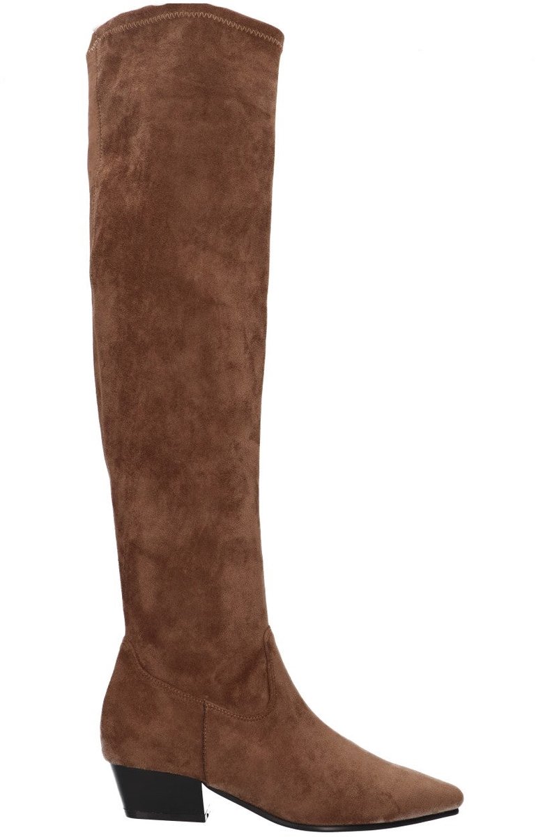 La Strada Hoge Laarzen Taupe - Damesschoenen - Maat - 38