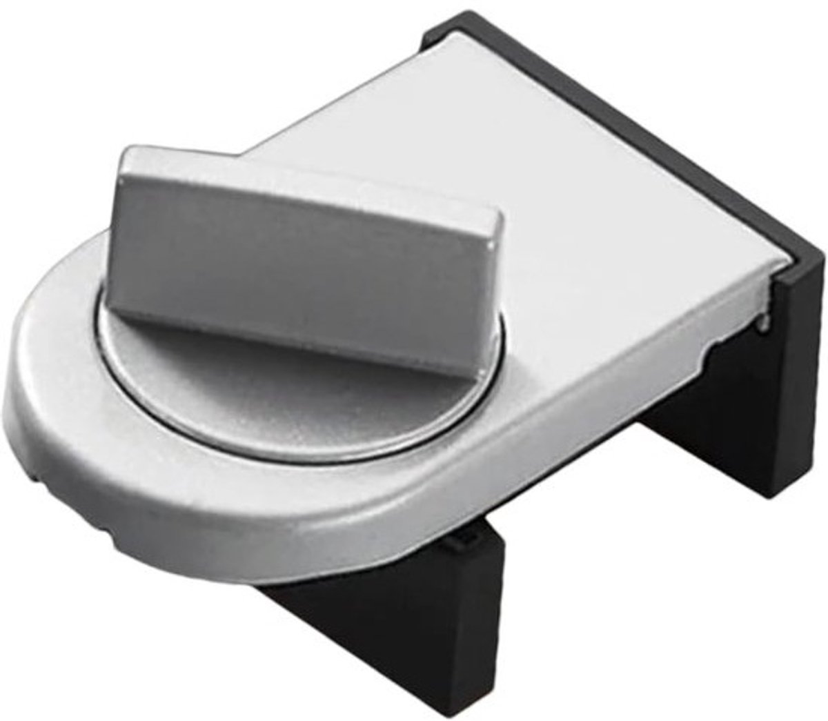 Kinderveilig Slot - Schuifdeur Beveiliging - Kleine Kinderen Buiten - Verstelbare Beveiliging - Compact Ontwerp - Zilver