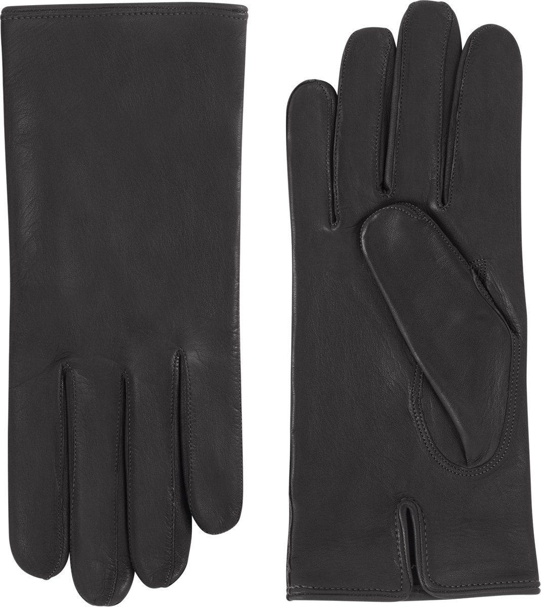 Laimböck Richmond - Ongevoerde hairsheepnappa leren handschoenen voor heren Kleur: Zwart, Maat: 9