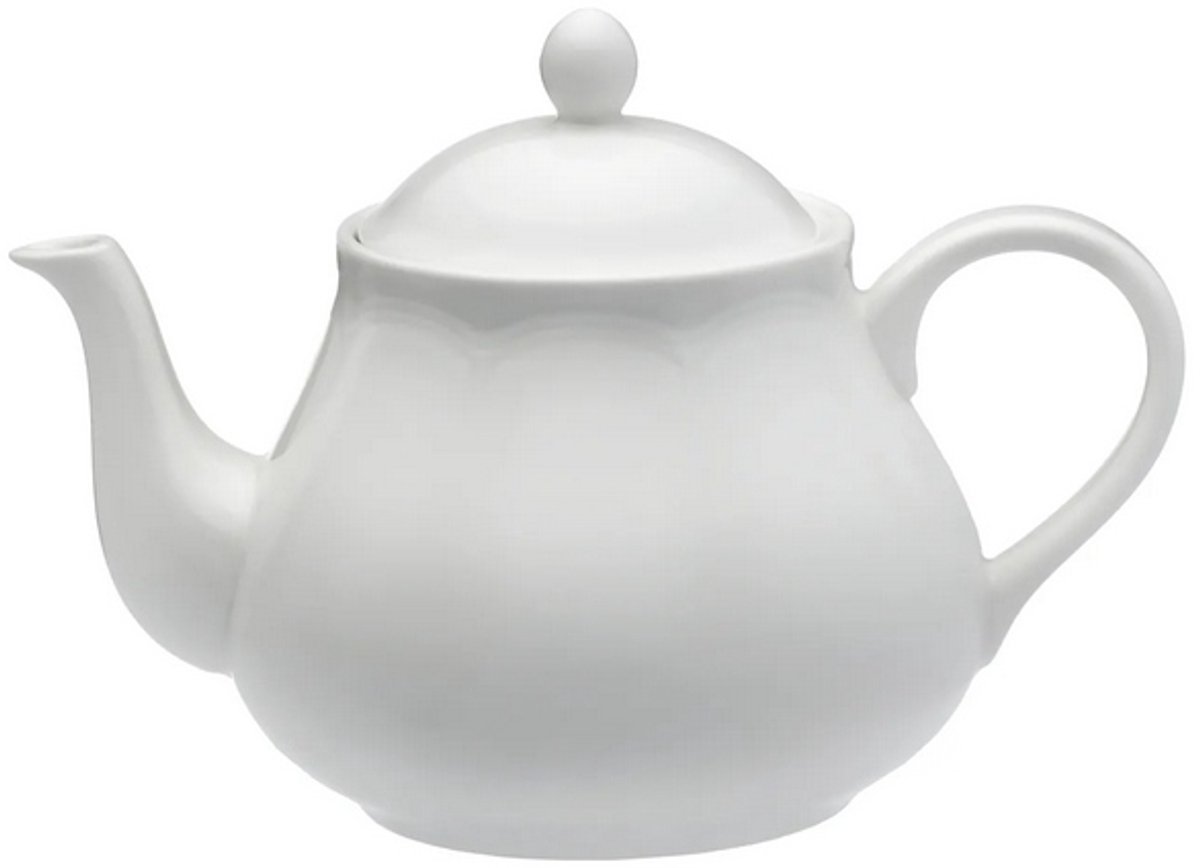 Porseleinen Theepot 950 ml Wit - Elegant & Functioneel