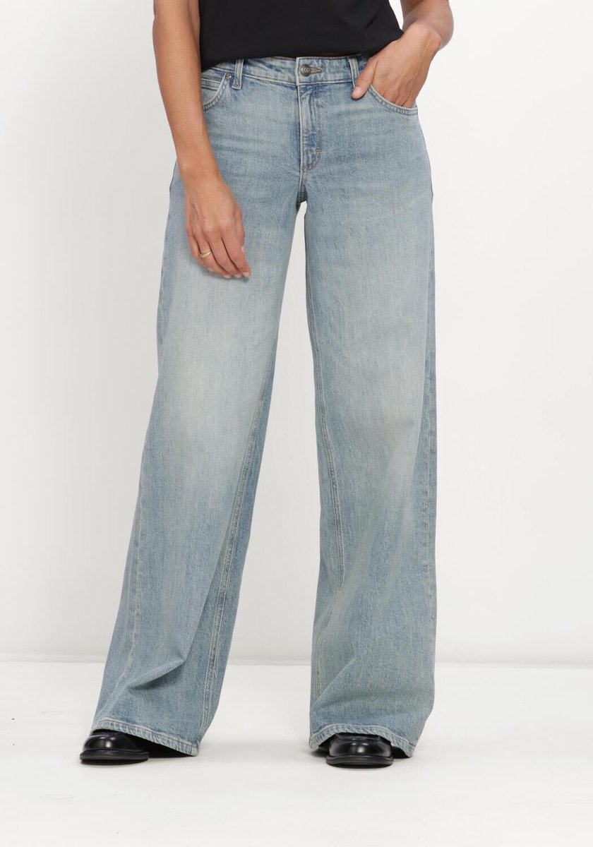 Lee Pleated Jean Jeans Dames - Broek - Lichtblauw - Maat 26