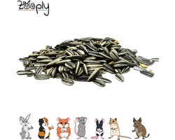 Zooply Zonnebloempitten - Kruiden & Snacks - 100% natuurlijk - Voor konijnen & cavia's - 200 gram