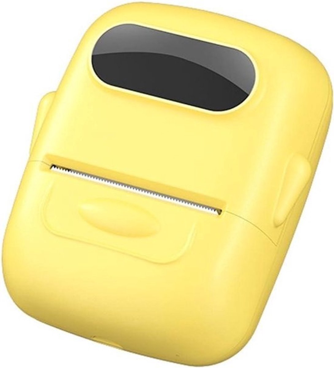 Draagbare Label Printer - Labelmaker Bluetooth - Labels Printen - Ingebouwde Batterij - 113 x 80 x 44.5 mm - Geel