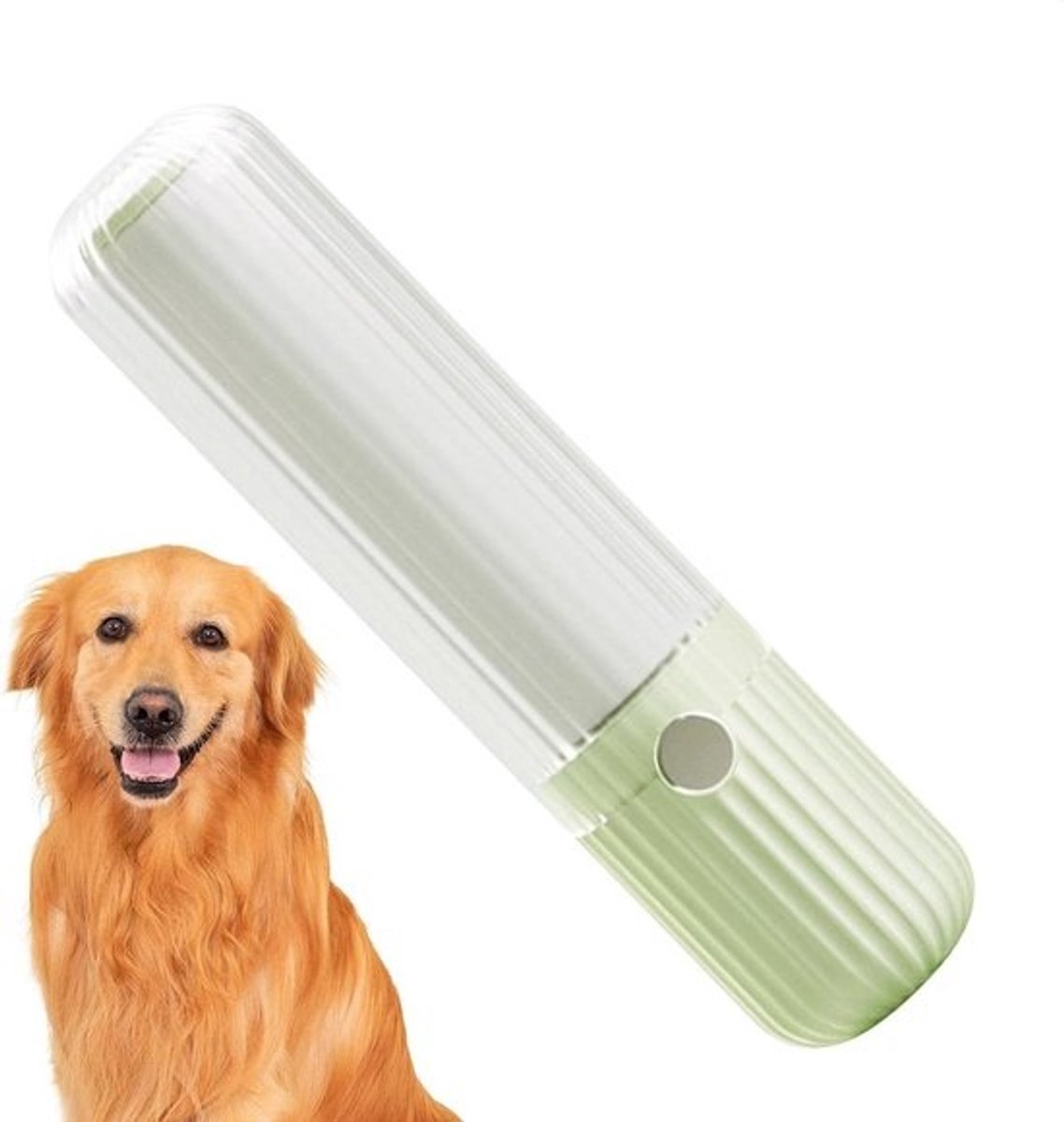 Pluisroller Herbruikbaar - Kledingroller Pluis - Dierenhaar Verwijderen - Extra Plakkerig Ontwerp - 13.6 cm - Matcha Groen