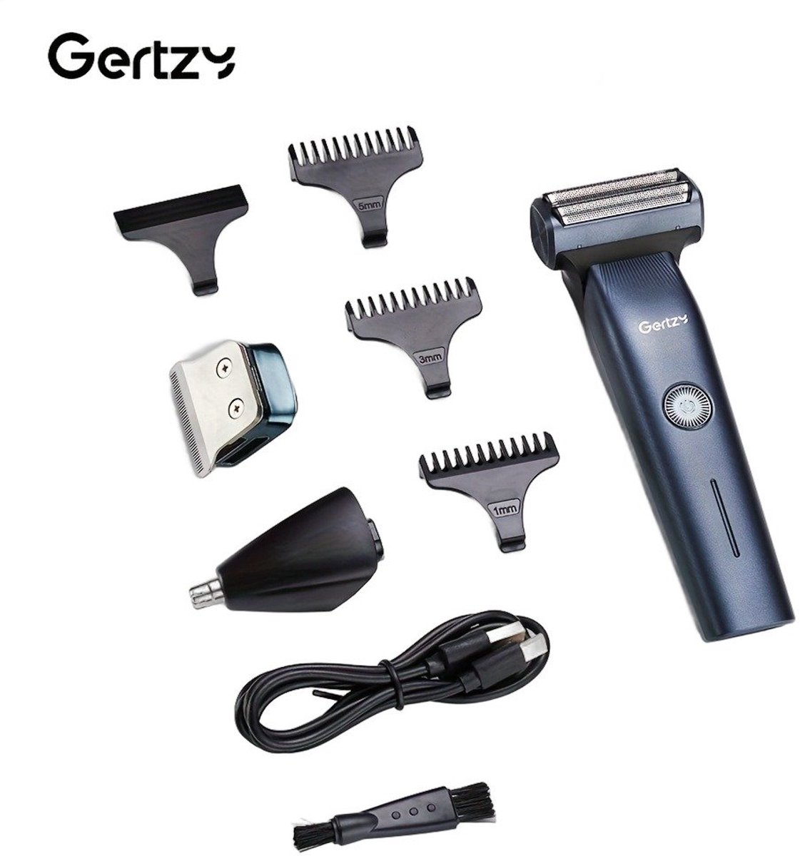 Currero Foil Shaver - Scheerapparaat Mannen - Hoofd Scheerapparaat - Head Shaver - Tondeuse met Trimmer - Lichaam en Baard - Oplaadbaar