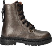 IK-KE Veterboots - Meisjes - Zilver - Maat:26