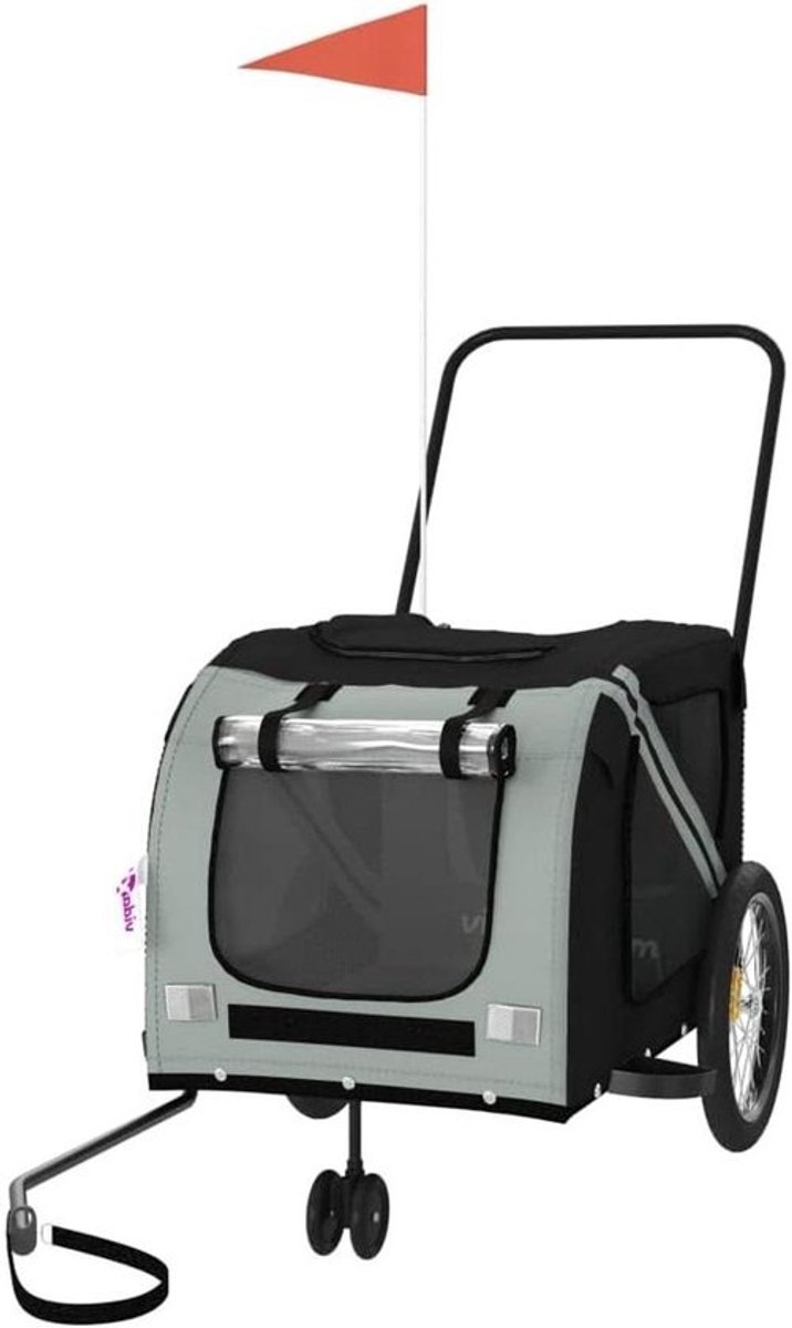 Hondenfietskar - Fietskar Hond - Comfortabel Reizen - Duurzaam IJzeren Frame - 134 x 68 x 72 cm