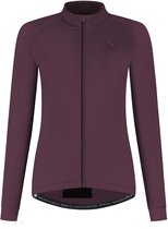 Rogelli Essential II Dames Fietsshirt Lange Mouw Winter - Eggplant