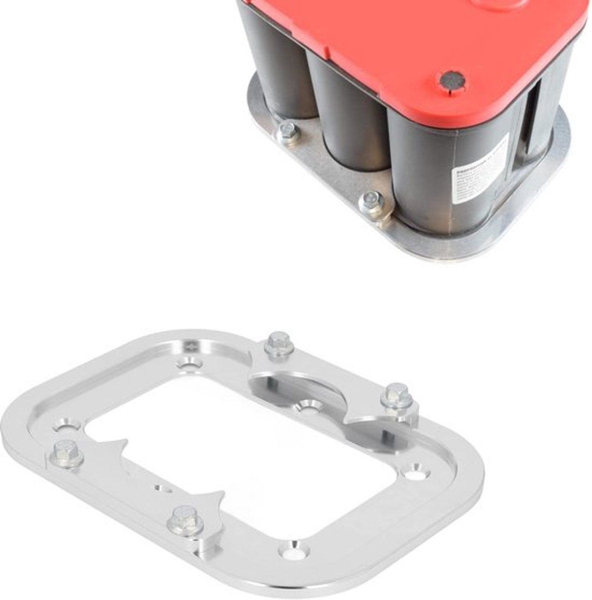 Dailygoody - Batterijlade - Batterijhouder - Stabiele bevestiging - Rood Blauw Geel