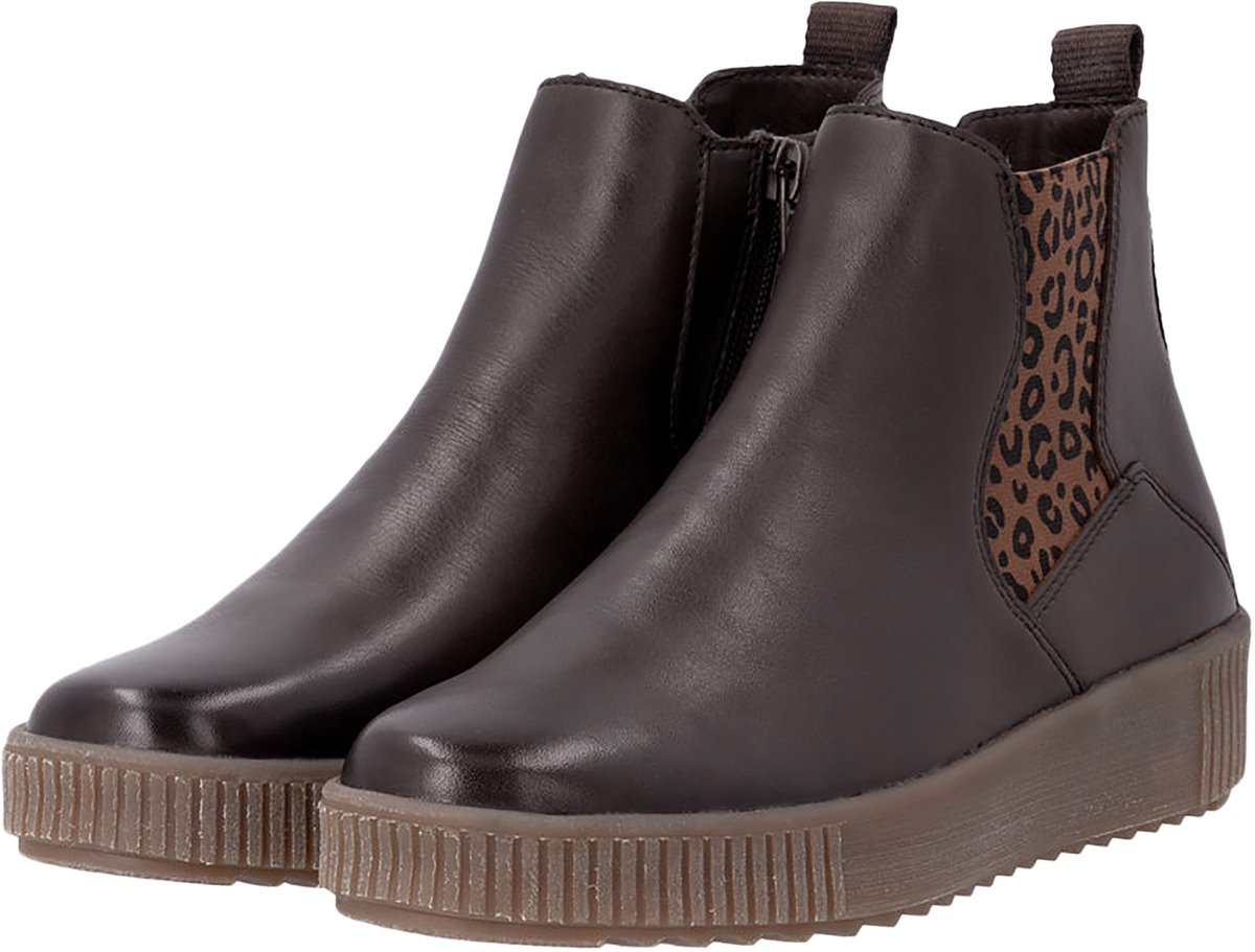 Bottine en cuir