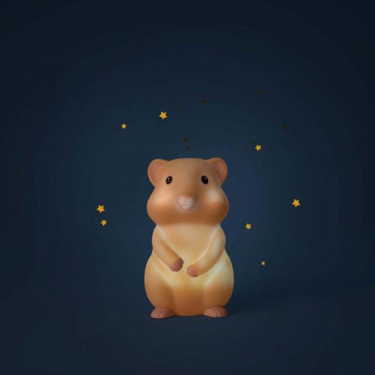 Nachtlampje Hamster Puce & Pilou