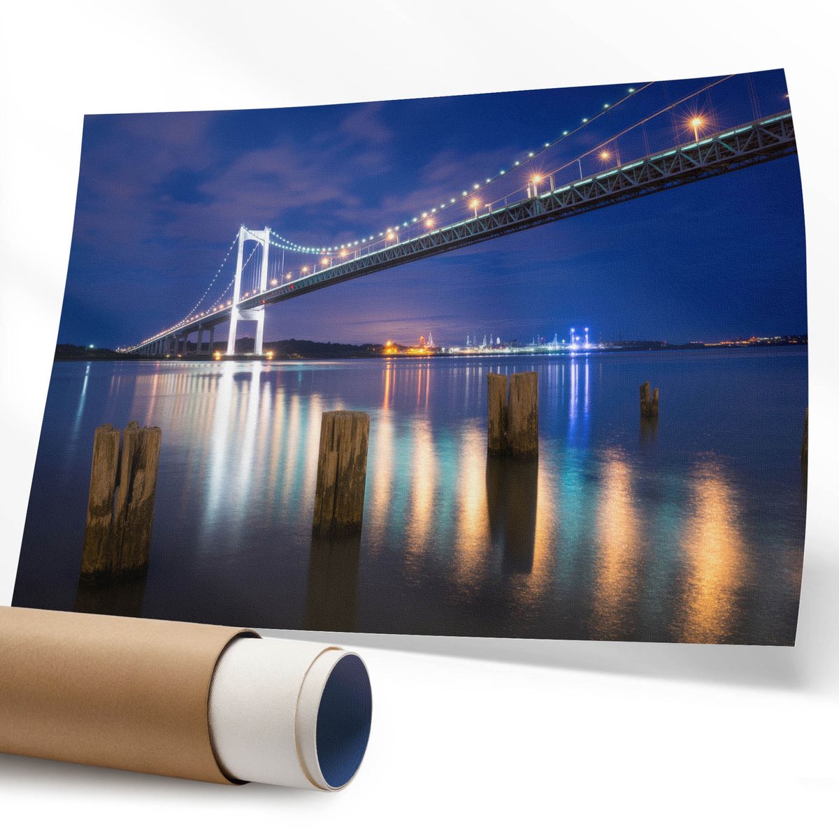 Coloray Polycanvas Poster - Kolibrie En Bloem, Illustratie - 594 x 840 mm - Bruin Motief - Rechthoek - Kunstposter - Slaapkamer - Expressief