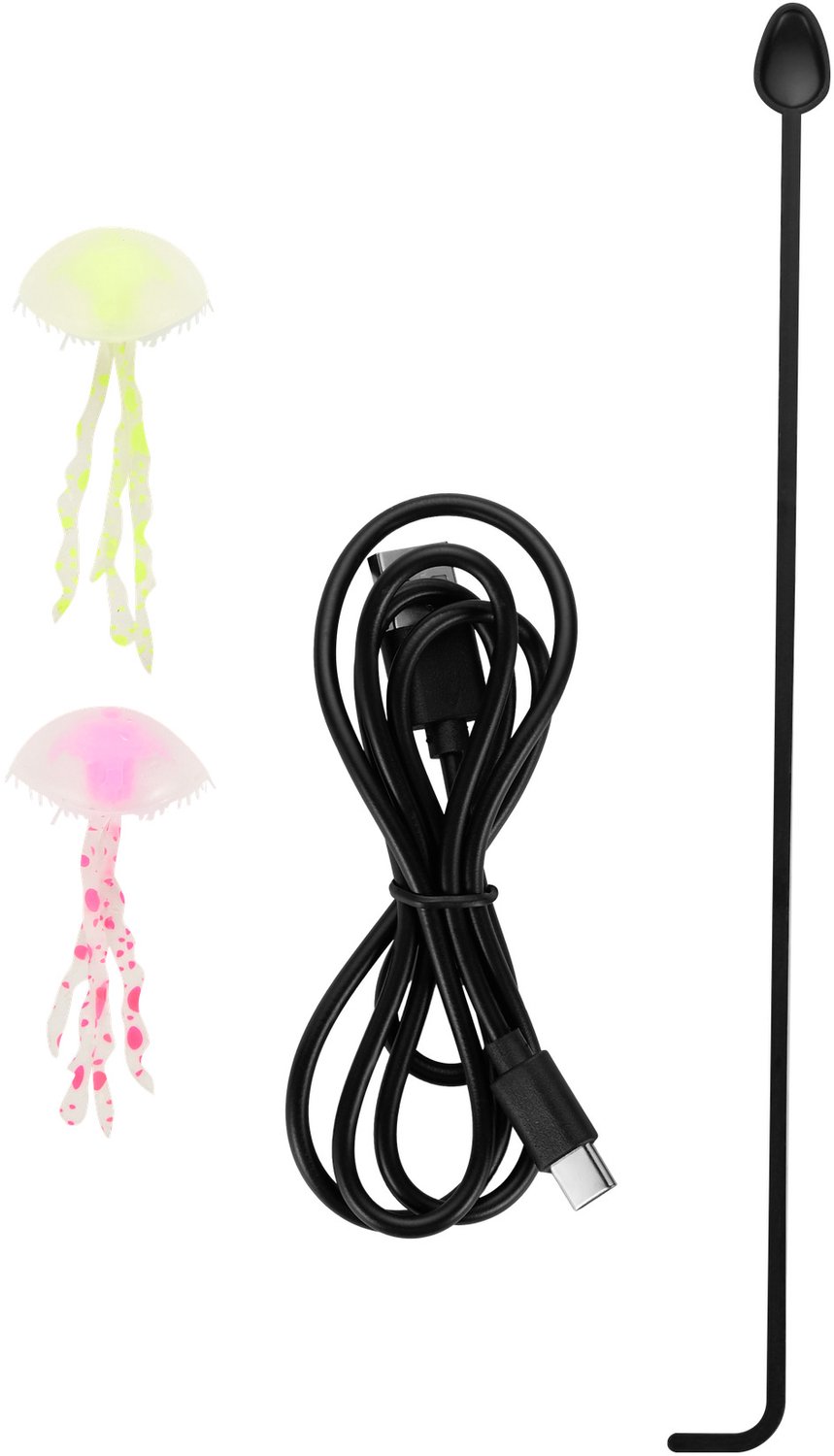 Volkano Medusae Mini Kwallenlamp – Zwart — afbeelding 4